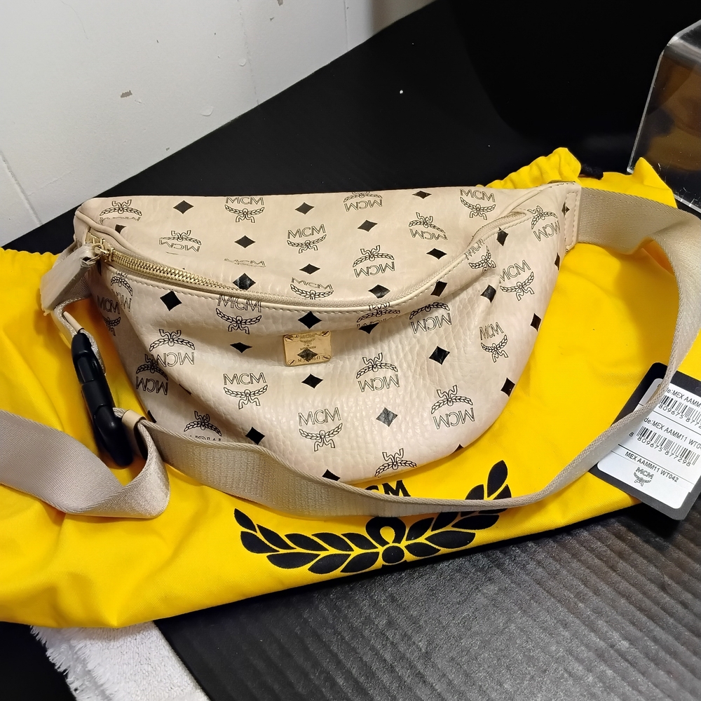 MCM Beige Monogram Women's Bag